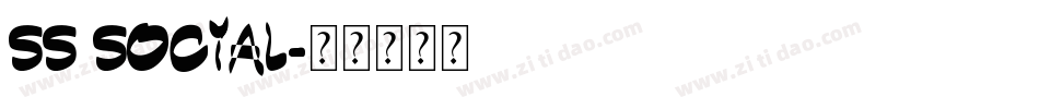SS SOCIAL字体转换